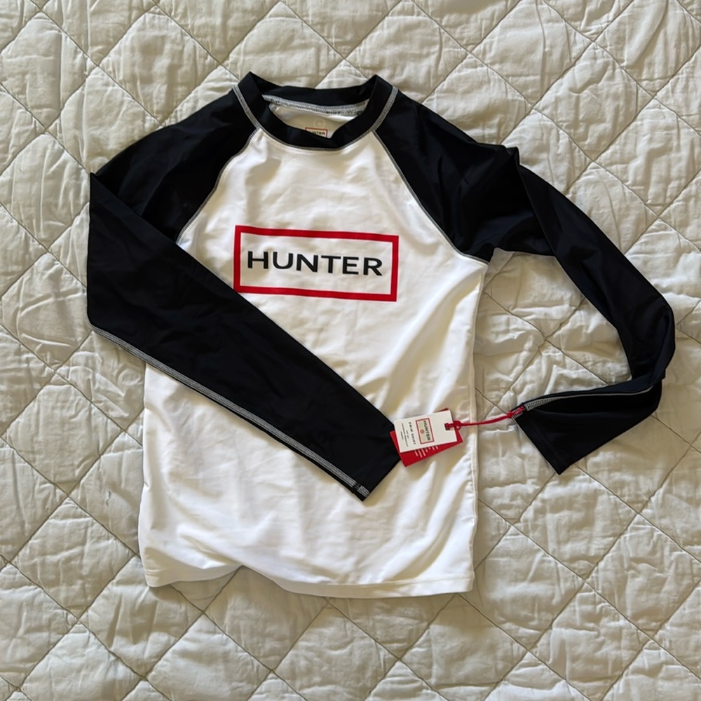 Hunter for Target kids swim shirt size L